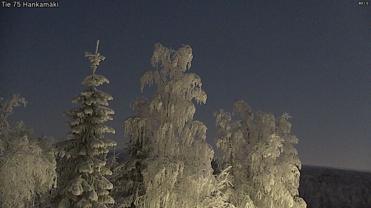 Weather Camera Image Road 75 Rautavaara, Hankamäki, Rautavaara, Pohjois-Savo