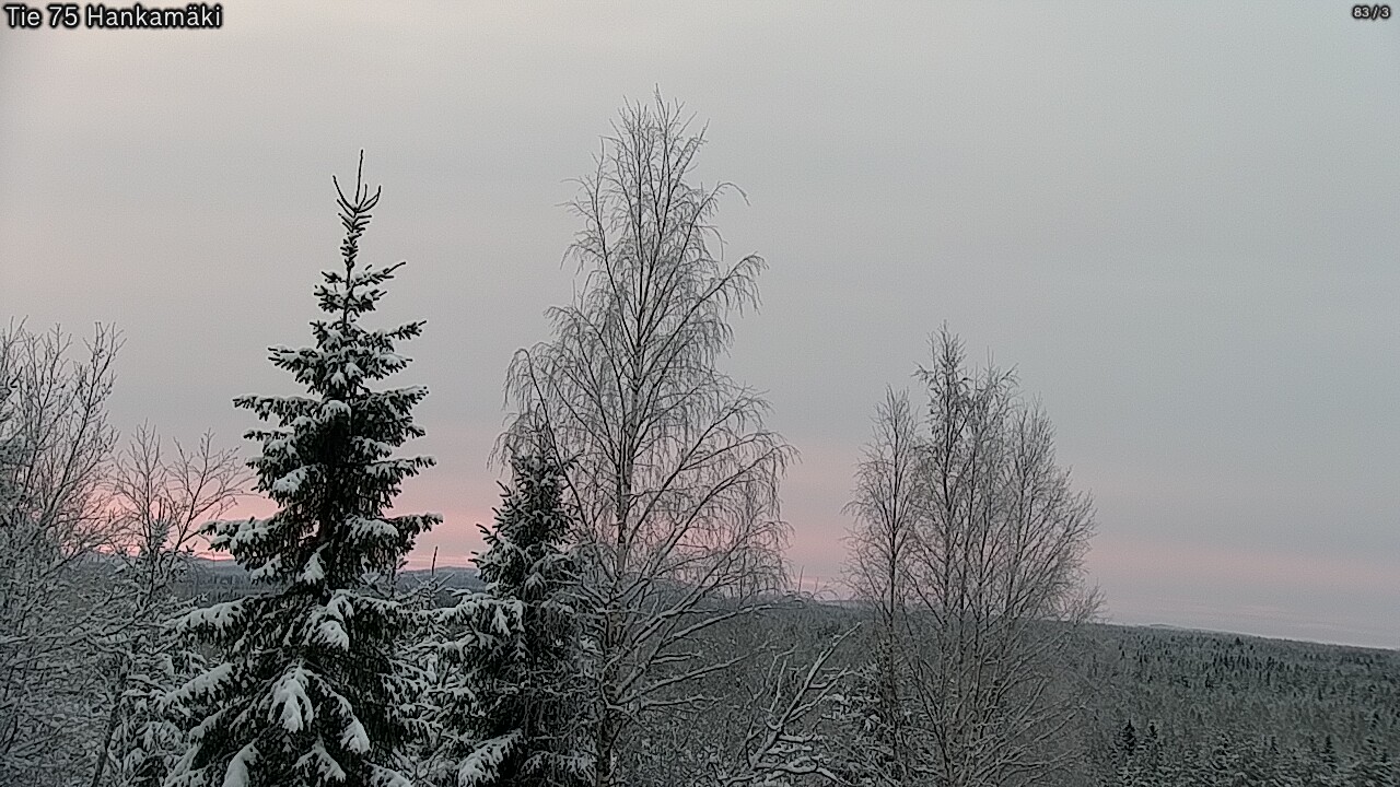 Kelikamerat Kuva Tie 75 Rautavaara, Hankamäki, Rautavaara, Pohjois-Savo