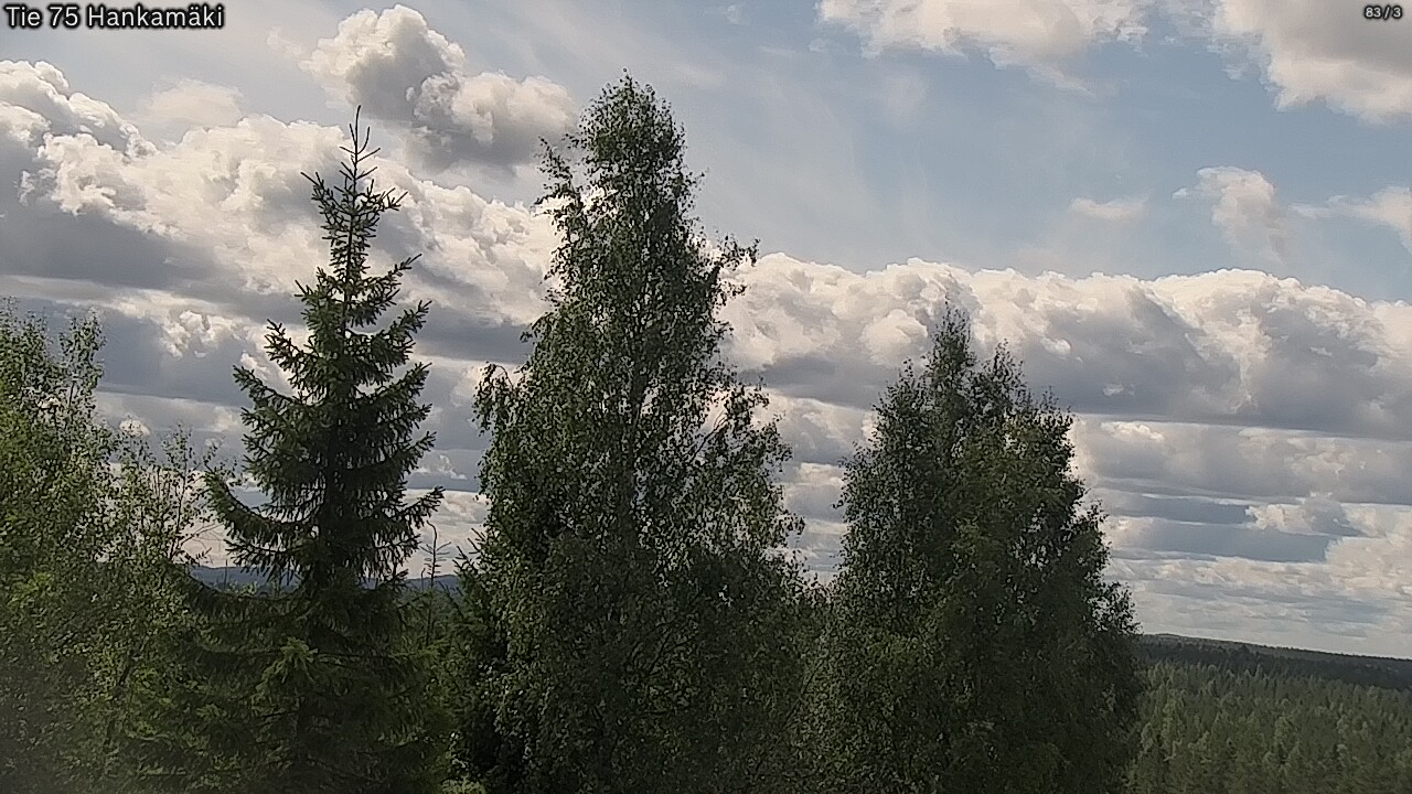 Kelikamerat Kuva Tie 75 Rautavaara, Hankamäki, Rautavaara, Pohjois-Savo