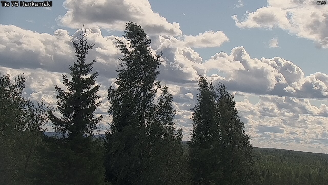 Kelikamerat Kuva Tie 75 Rautavaara, Hankamäki, Rautavaara, Pohjois-Savo