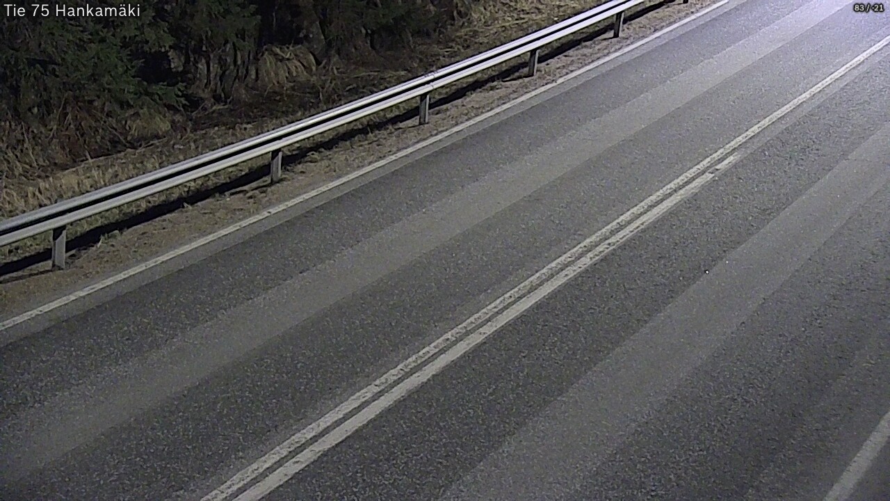 Weather Camera Image Väg 75 Rautavaara, Hankamäki, Rautavaara, Pohjois-Savo