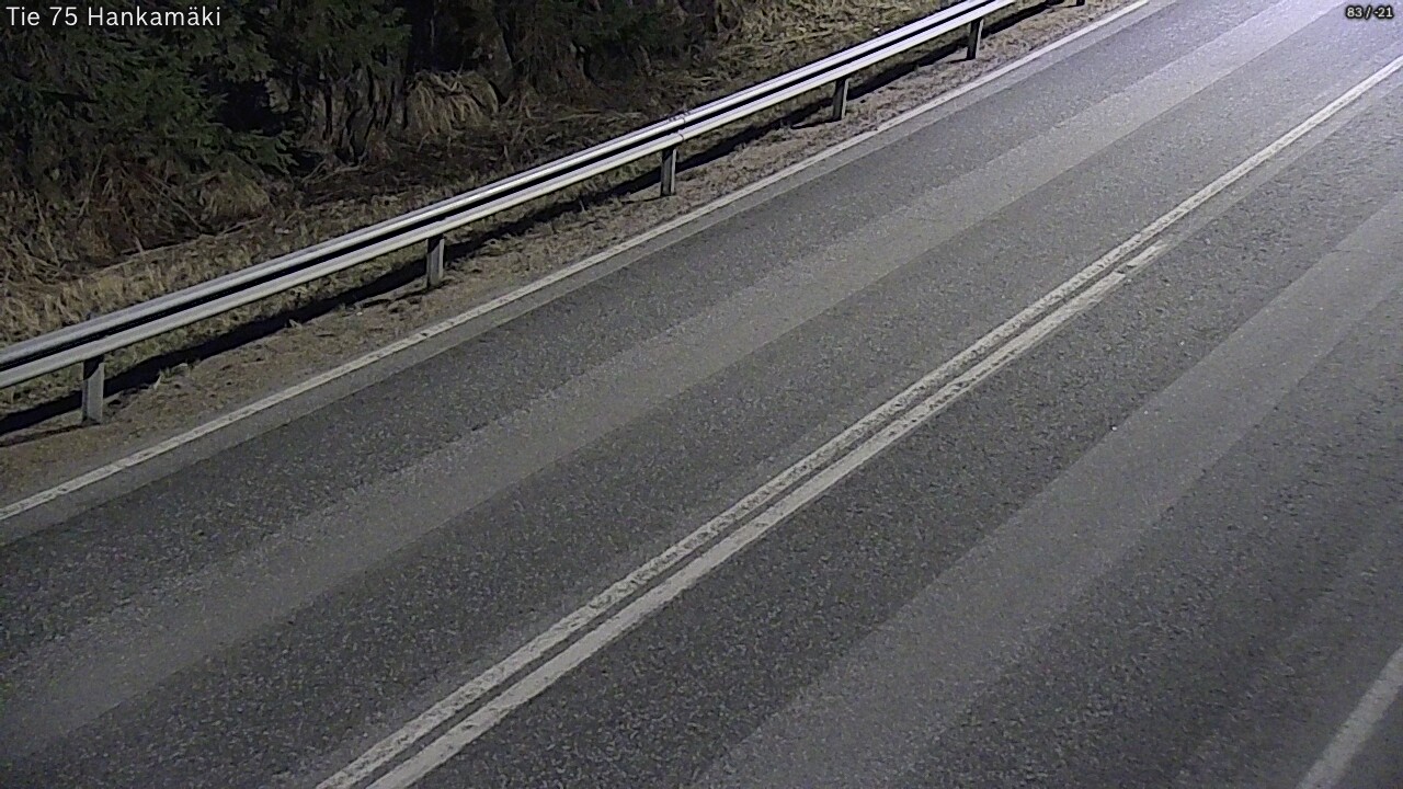 Weather Camera Image Väg 75 Rautavaara, Hankamäki, Rautavaara, Pohjois-Savo