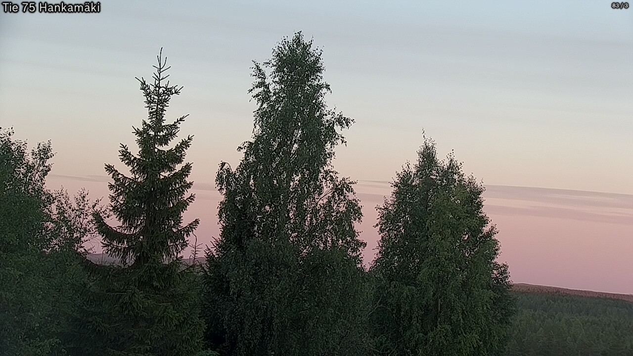 Kelikamerat Kuva Tie 75 Rautavaara, Hankamäki, Rautavaara, Pohjois-Savo