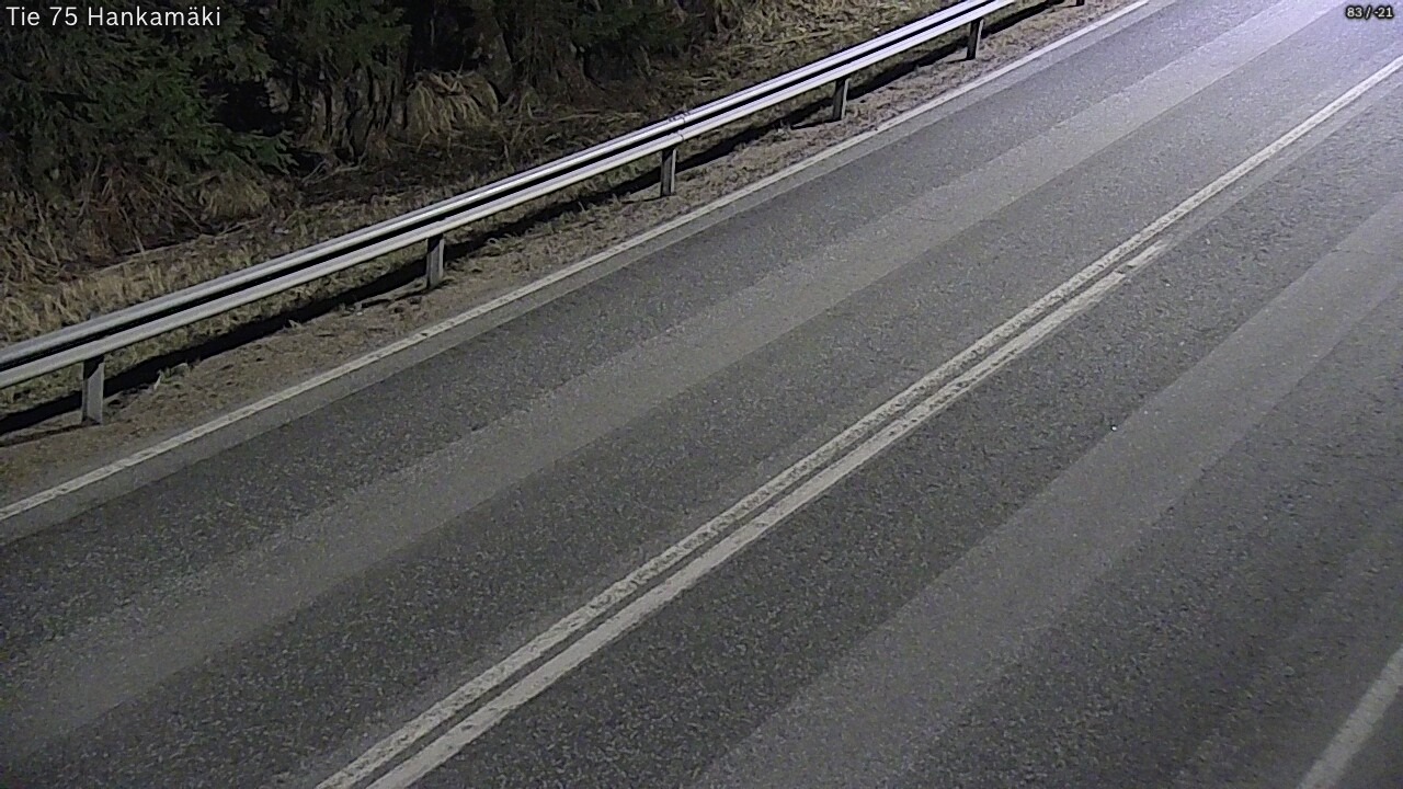 Weather Camera Image Väg 75 Rautavaara, Hankamäki, Rautavaara, Pohjois-Savo