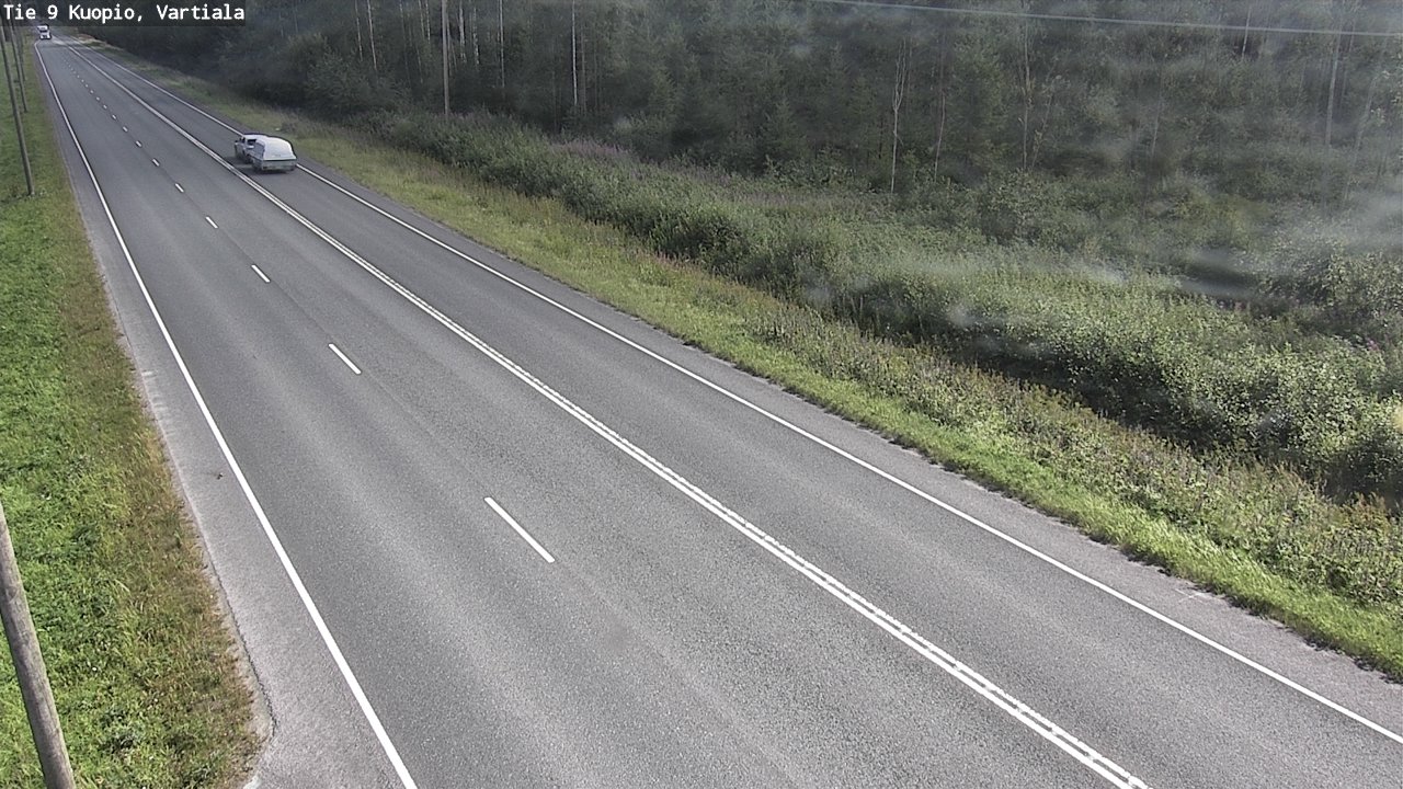 Weather Camera Image Väg 9 Kuopio, Vartiala, Kuopio, Pohjois-Savo