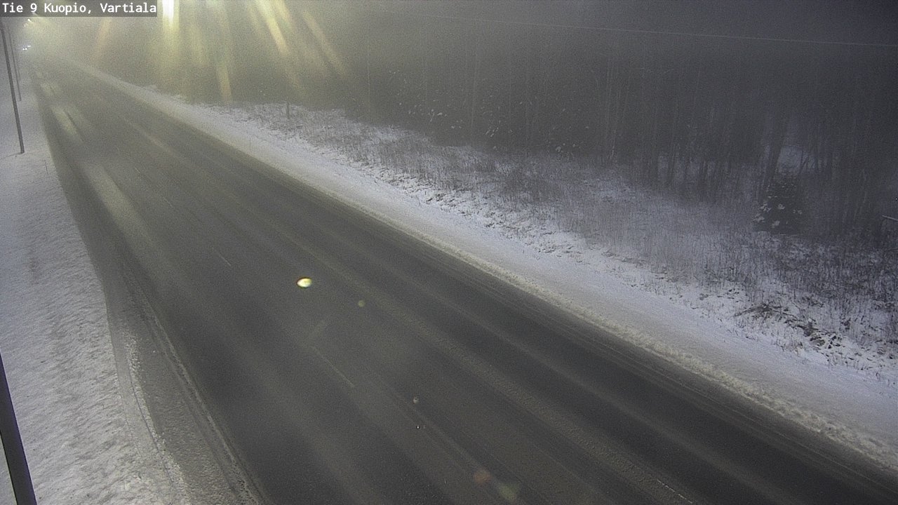 Weather Camera Image Road 9 Kuopio, Vartiala, Kuopio, Pohjois-Savo