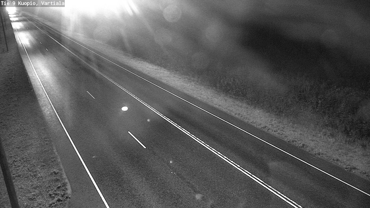 Weather Camera Image Road 9 Kuopio, Vartiala, Kuopio, Pohjois-Savo