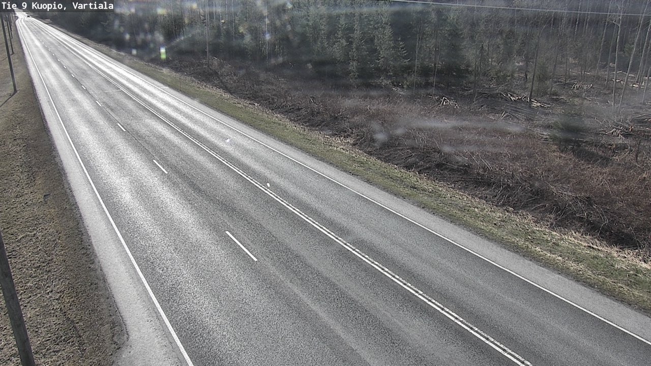 Weather Camera Image Väg 9 Kuopio, Vartiala, Kuopio, Pohjois-Savo