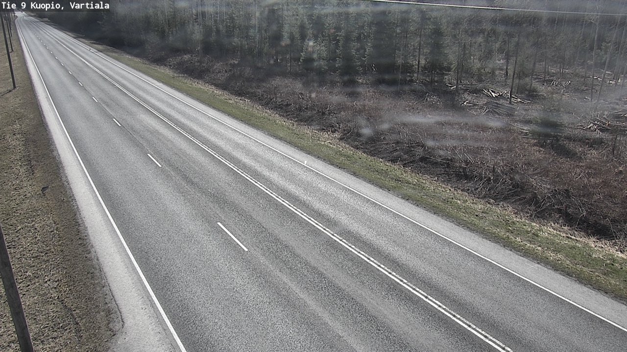 Weather Camera Image Road 9 Kuopio, Vartiala, Kuopio, Pohjois-Savo