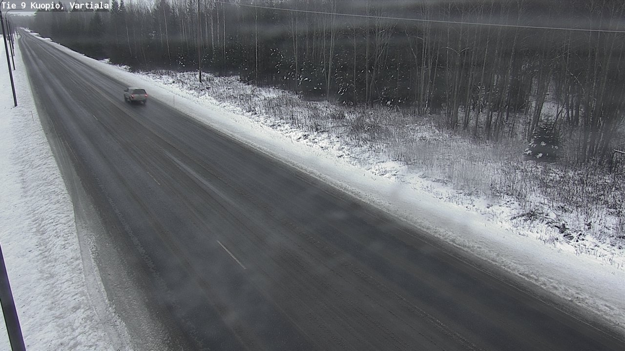 Weather Camera Image Road 9 Kuopio, Vartiala, Kuopio, Pohjois-Savo