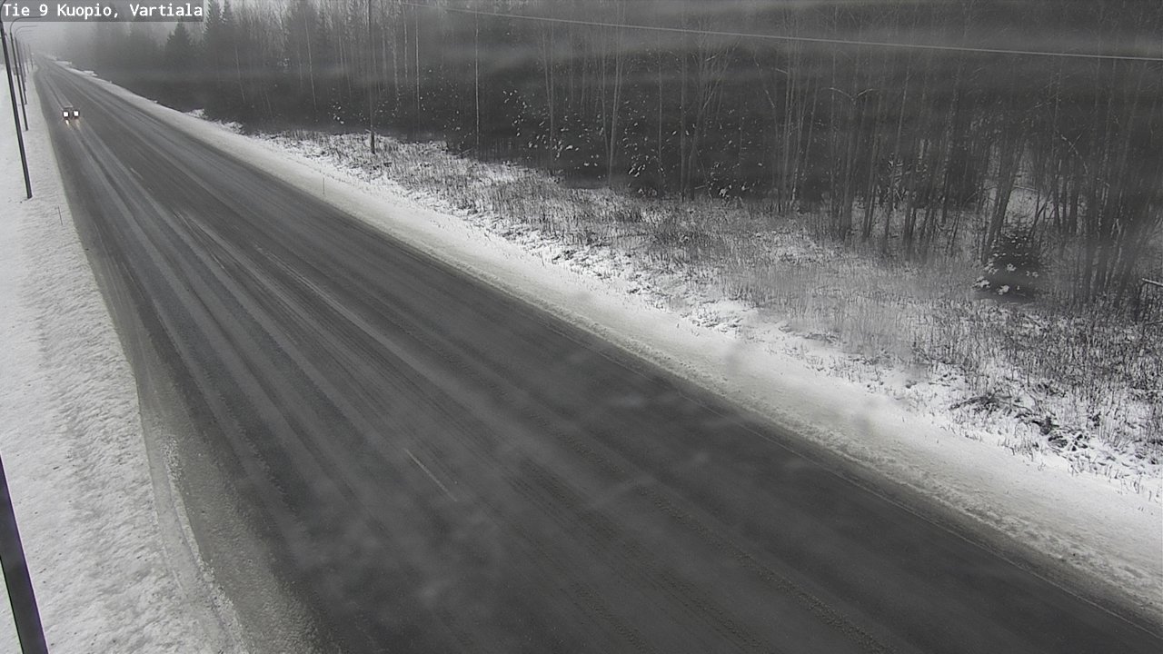 Weather Camera Image Road 9 Kuopio, Vartiala, Kuopio, Pohjois-Savo