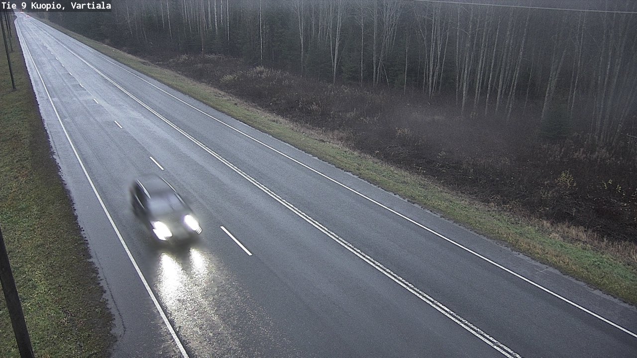 Weather Camera Image Väg 9 Kuopio, Vartiala, Kuopio, Pohjois-Savo