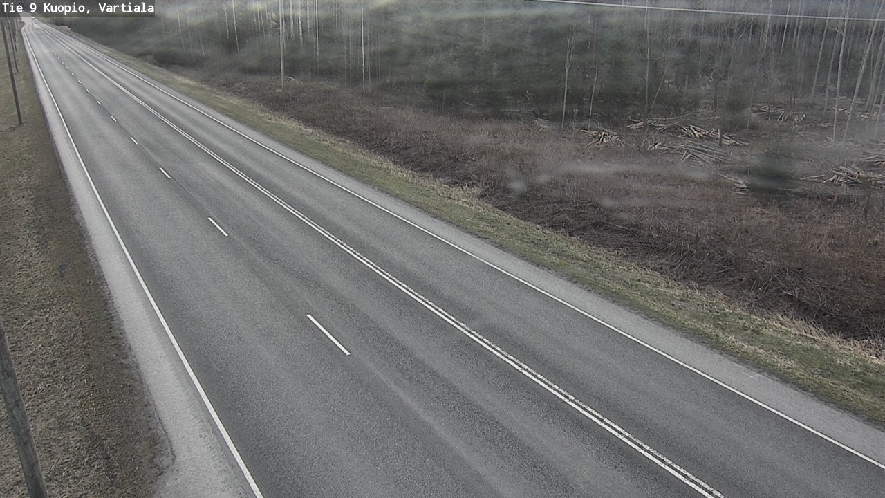 Weather Camera Image Road 9 Kuopio, Vartiala, Kuopio, Pohjois-Savo