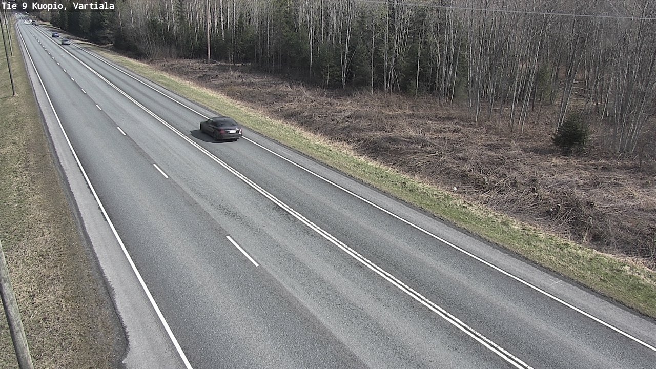 Weather Camera Image Road 9 Kuopio, Vartiala, Kuopio, Pohjois-Savo