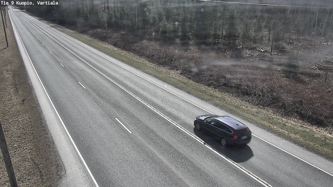 Weather Camera Image Väg 9 Kuopio, Vartiala, Kuopio, Pohjois-Savo