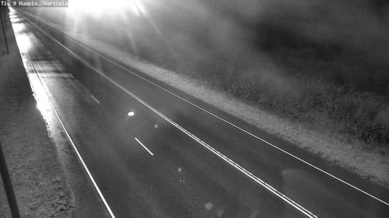 Weather Camera Image Road 9 Kuopio, Vartiala, Kuopio, Pohjois-Savo