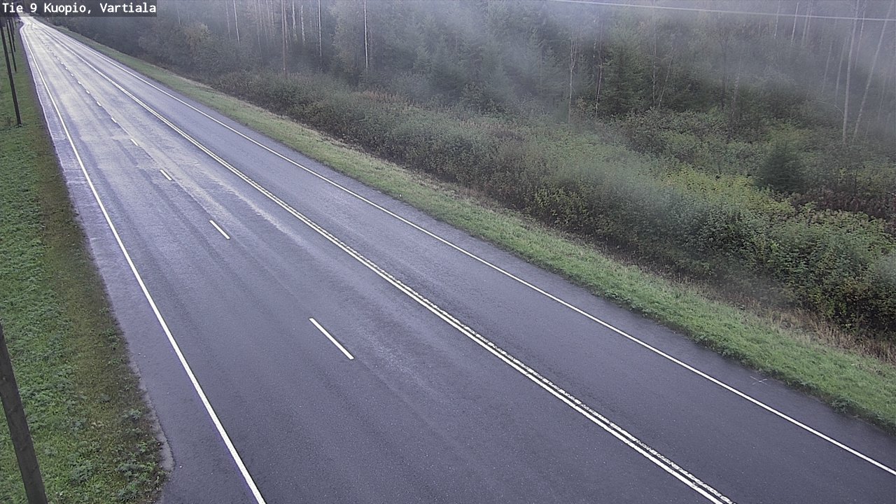 Weather Camera Image Road 9 Kuopio, Vartiala, Kuopio, Pohjois-Savo