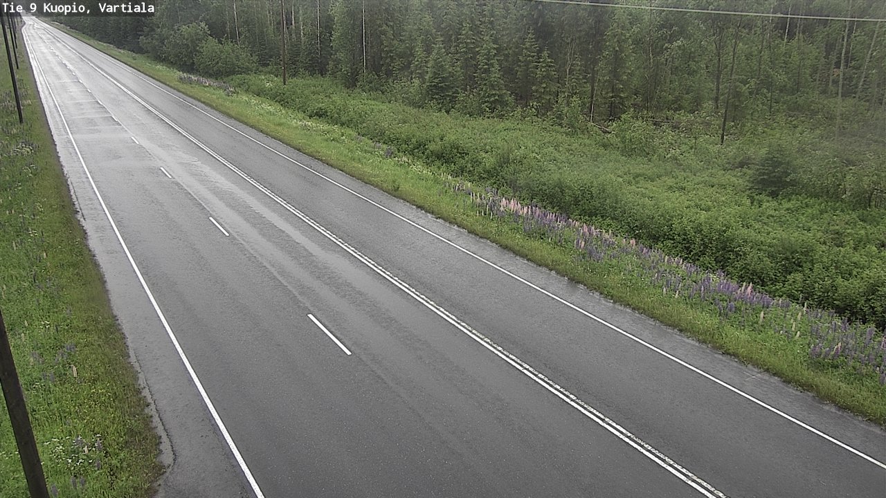 Kelikamerat Kuva Tie 9 Kuopio, Vartiala, Kuopio, Pohjois-Savo