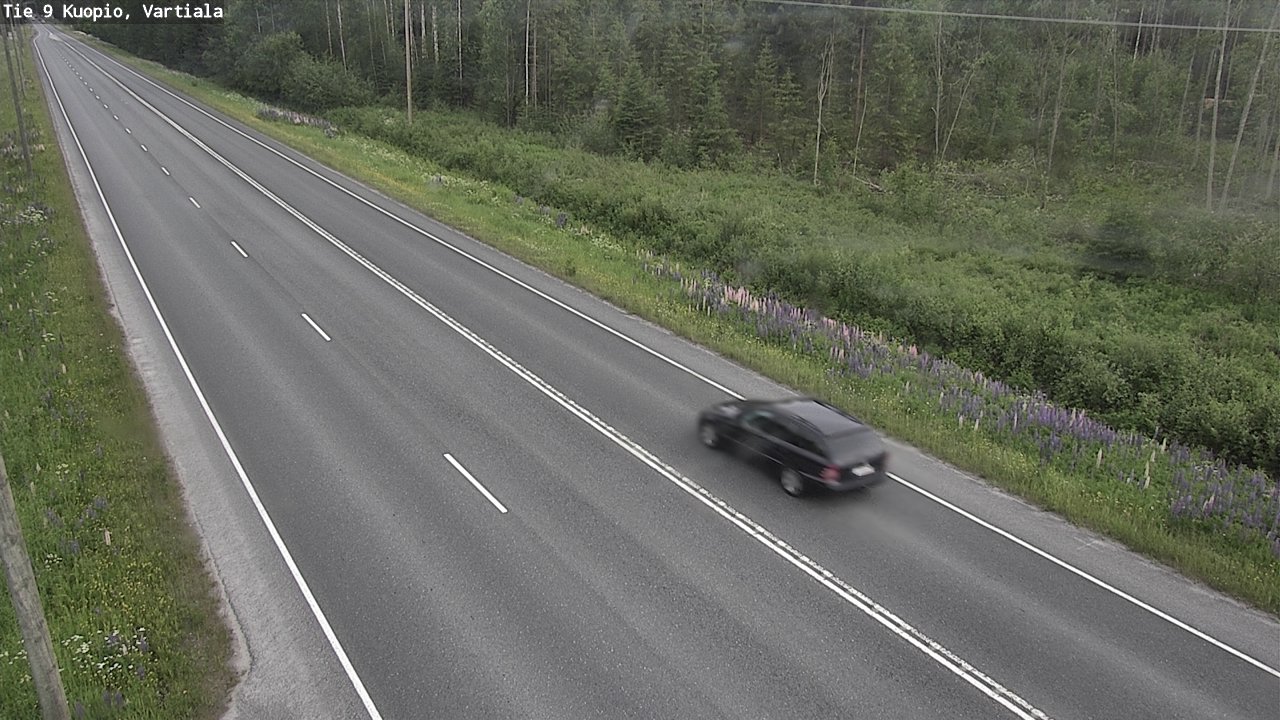 Weather Camera Image Road 9 Kuopio, Vartiala, Kuopio, Pohjois-Savo