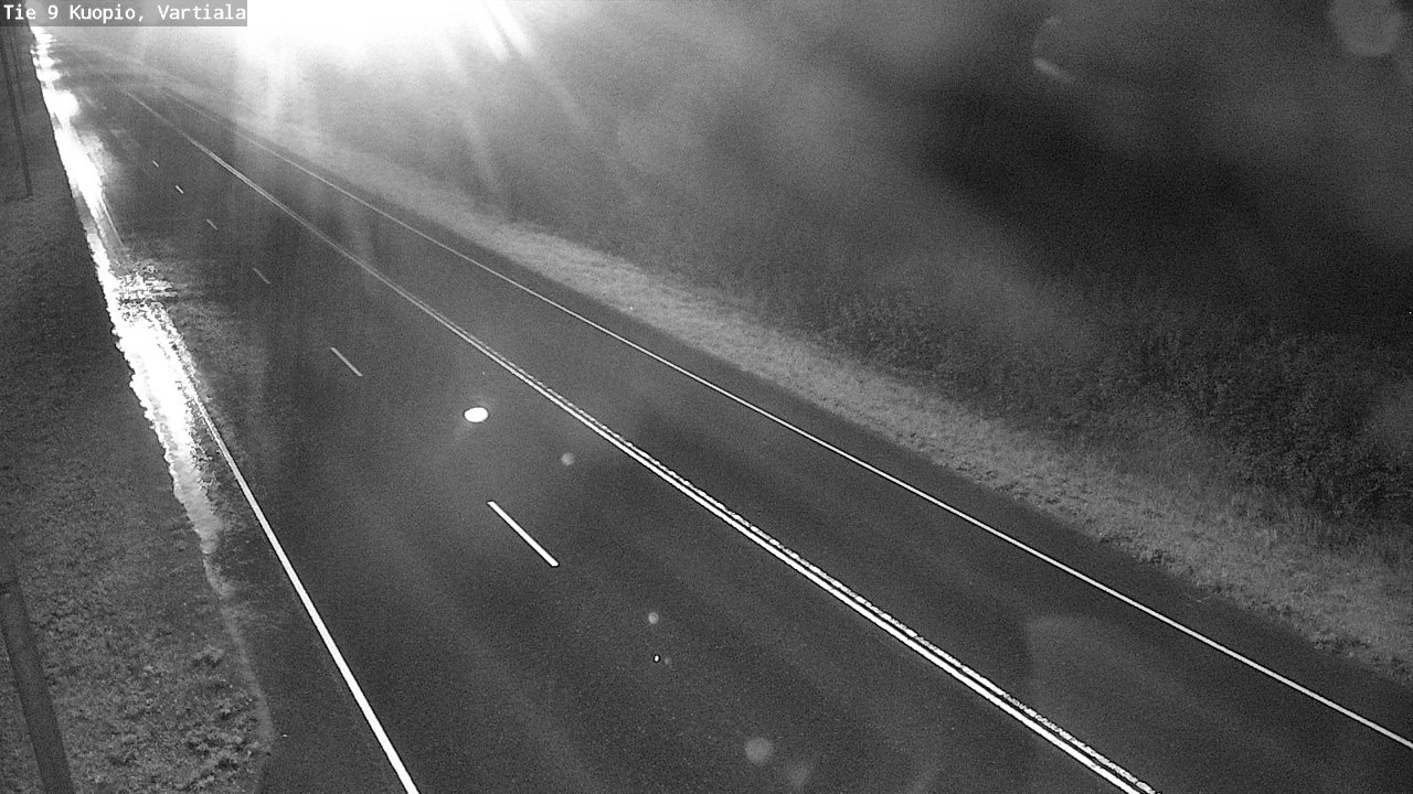 Weather Camera Image Road 9 Kuopio, Vartiala, Kuopio, Pohjois-Savo