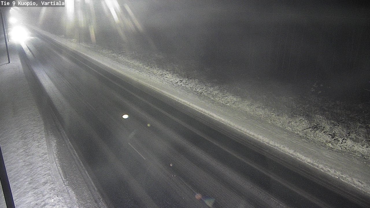 Weather Camera Image Road 9 Kuopio, Vartiala, Kuopio, Pohjois-Savo