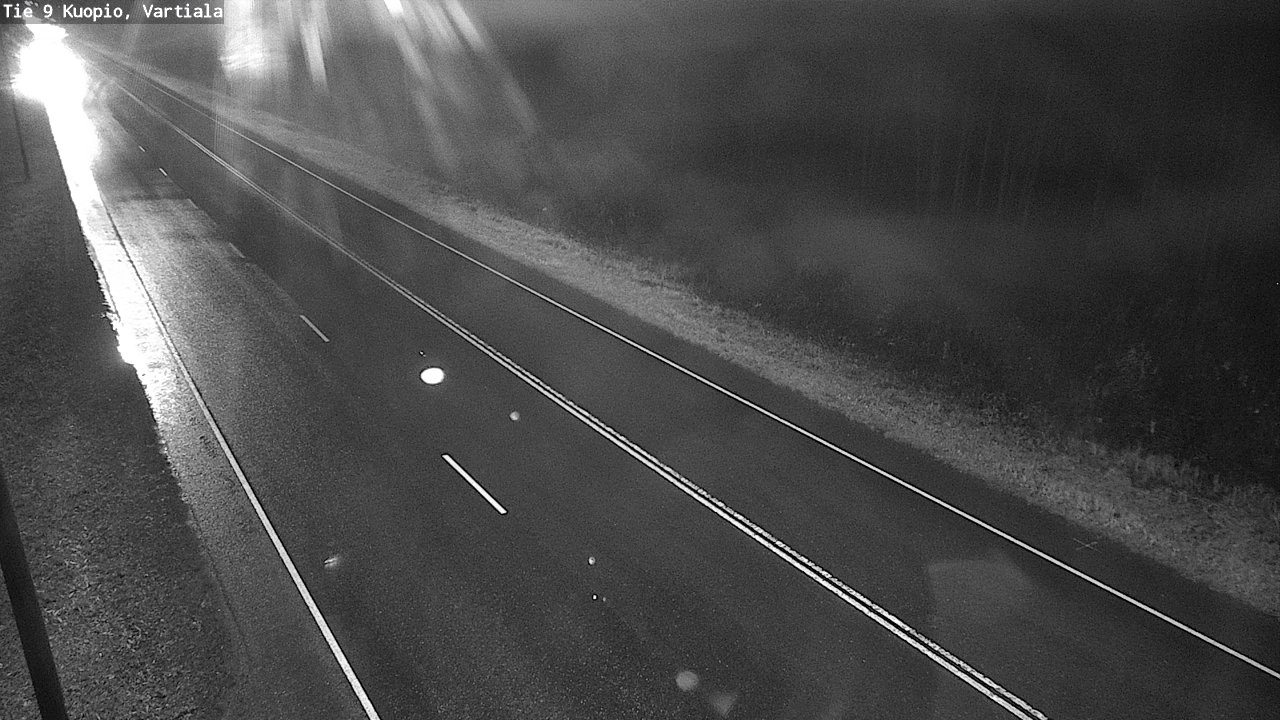 Weather Camera Image Väg 9 Kuopio, Vartiala, Kuopio, Pohjois-Savo