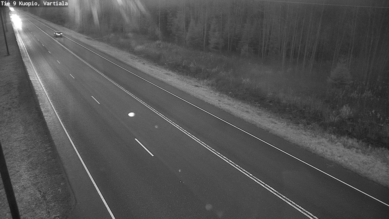 Weather Camera Image Väg 9 Kuopio, Vartiala, Kuopio, Pohjois-Savo