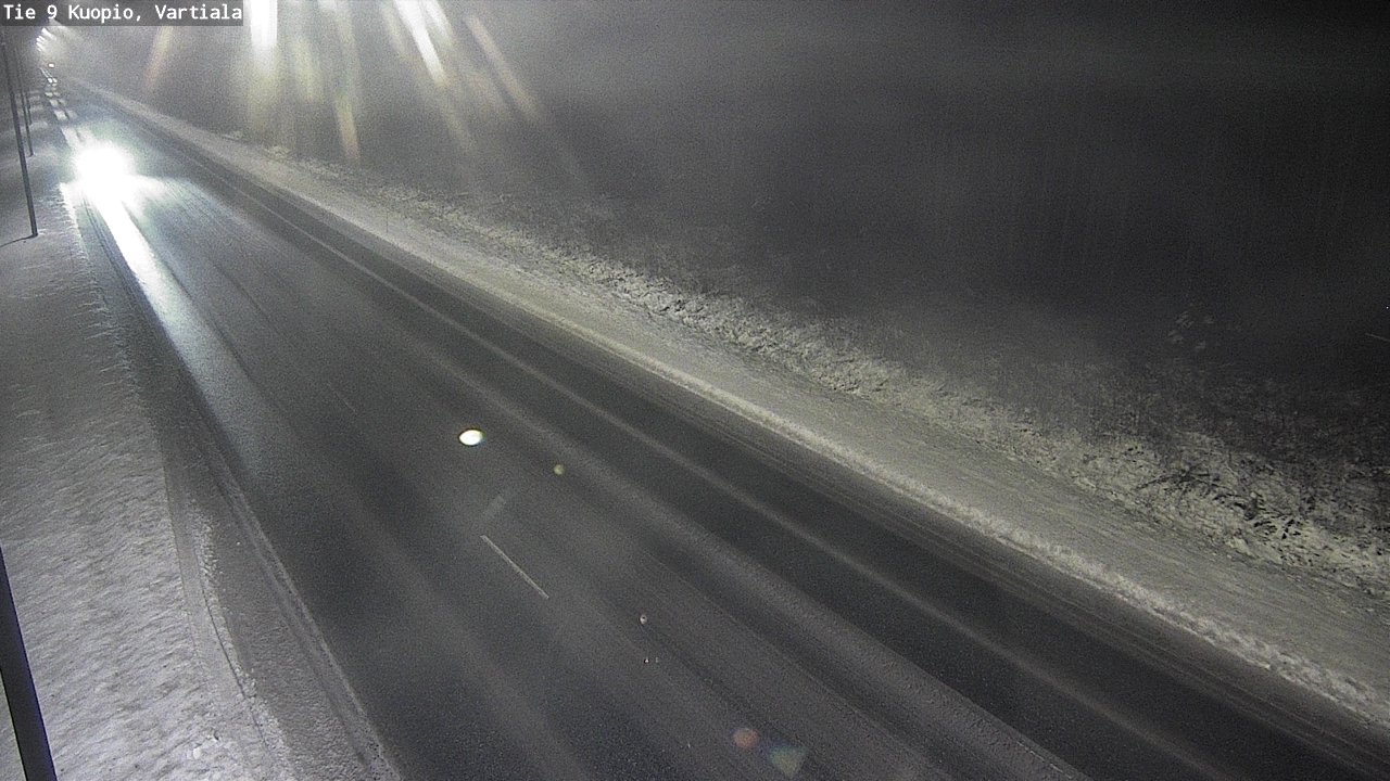 Weather Camera Image Road 9 Kuopio, Vartiala, Kuopio, Pohjois-Savo