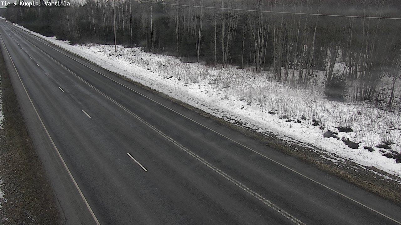 Kelikamerat Kuva Tie 9 Kuopio, Vartiala, Kuopio, Pohjois-Savo