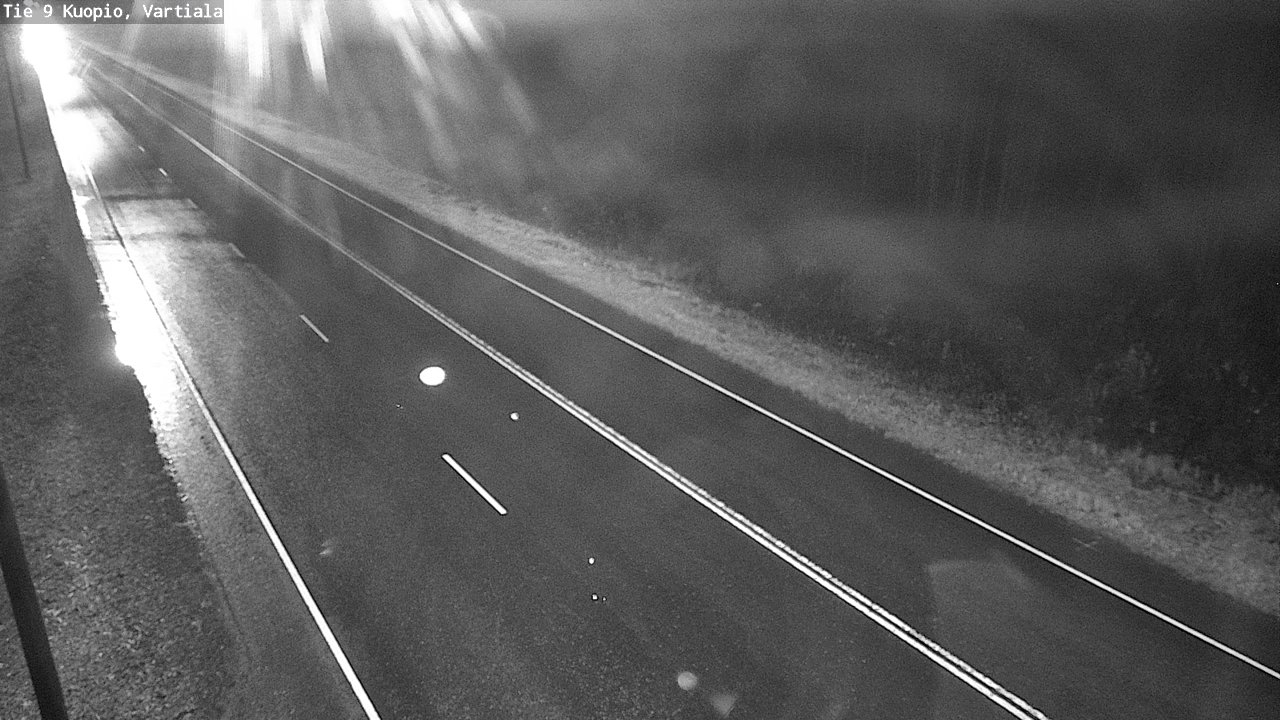 Weather Camera Image Väg 9 Kuopio, Vartiala, Kuopio, Pohjois-Savo