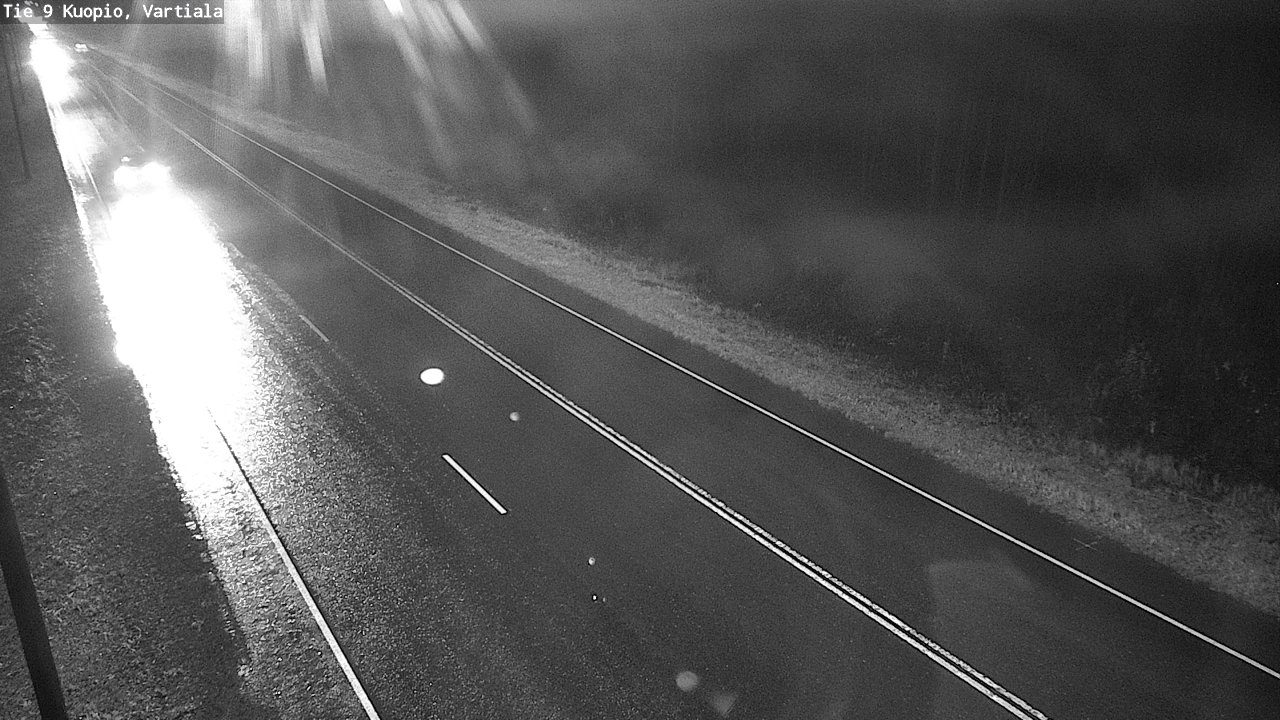 Weather Camera Image Väg 9 Kuopio, Vartiala, Kuopio, Pohjois-Savo