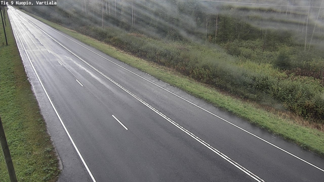 Weather Camera Image Road 9 Kuopio, Vartiala, Kuopio, Pohjois-Savo