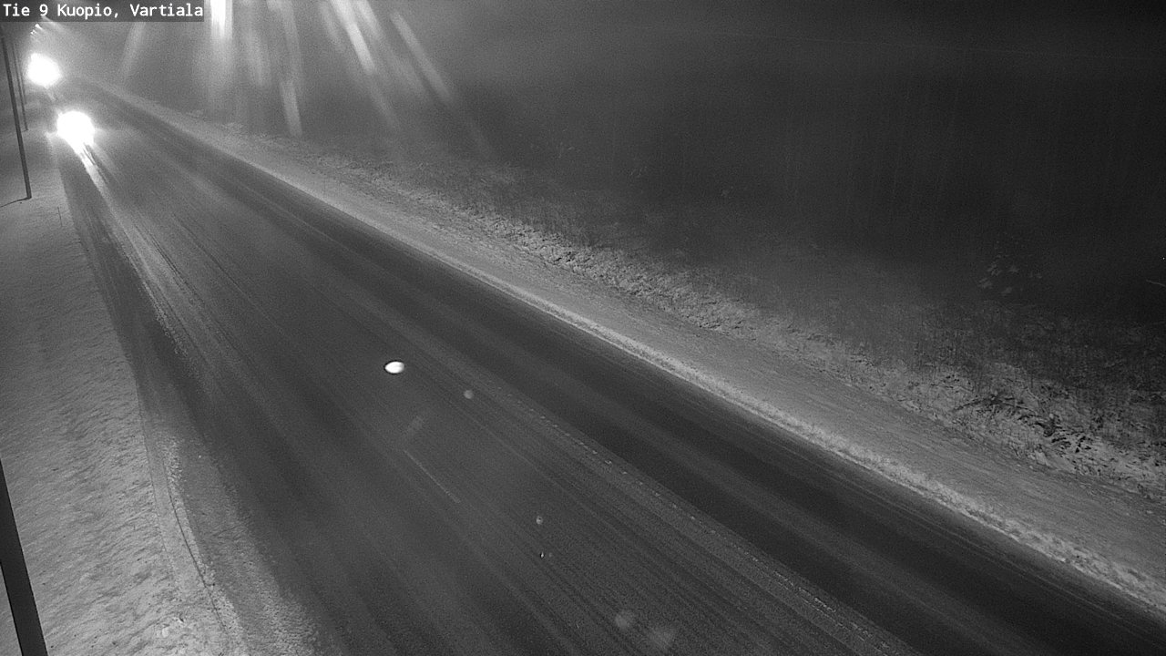 Weather Camera Image Road 9 Kuopio, Vartiala, Kuopio, Pohjois-Savo