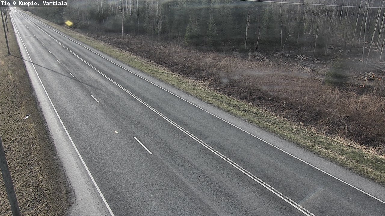 Weather Camera Image Road 9 Kuopio, Vartiala, Kuopio, Pohjois-Savo