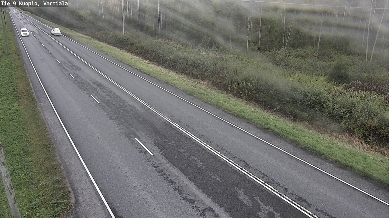 Weather Camera Image Road 9 Kuopio, Vartiala, Kuopio, Pohjois-Savo