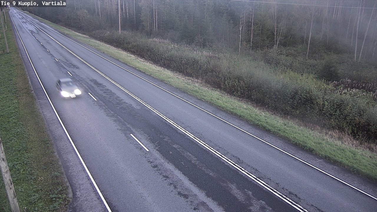 Weather Camera Image Road 9 Kuopio, Vartiala, Kuopio, Pohjois-Savo