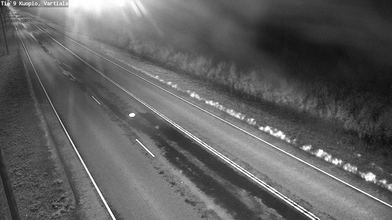 Weather Camera Image Road 9 Kuopio, Vartiala, Kuopio, Pohjois-Savo