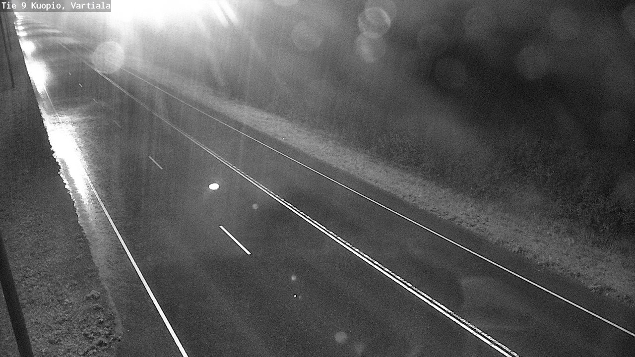 Weather Camera Image Road 9 Kuopio, Vartiala, Kuopio, Pohjois-Savo