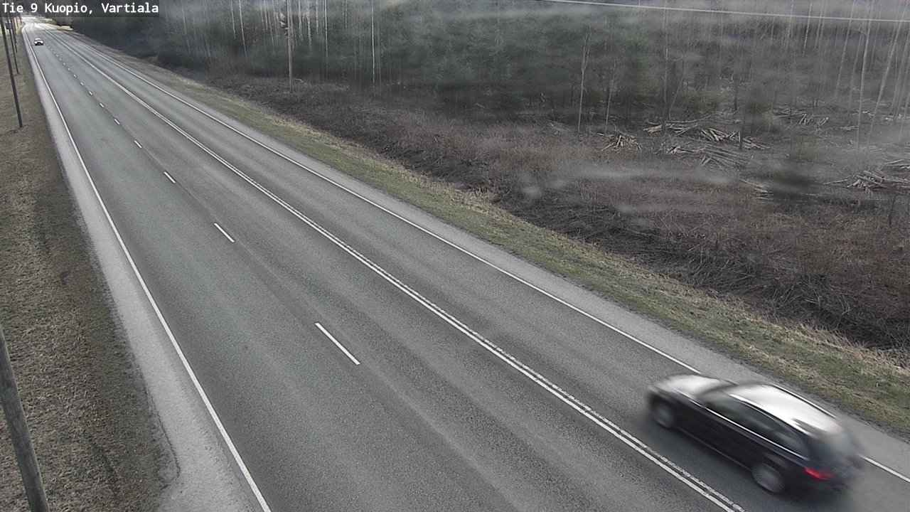 Weather Camera Image Väg 9 Kuopio, Vartiala, Kuopio, Pohjois-Savo