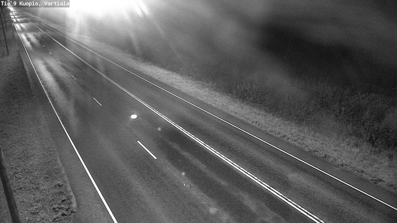 Weather Camera Image Road 9 Kuopio, Vartiala, Kuopio, Pohjois-Savo