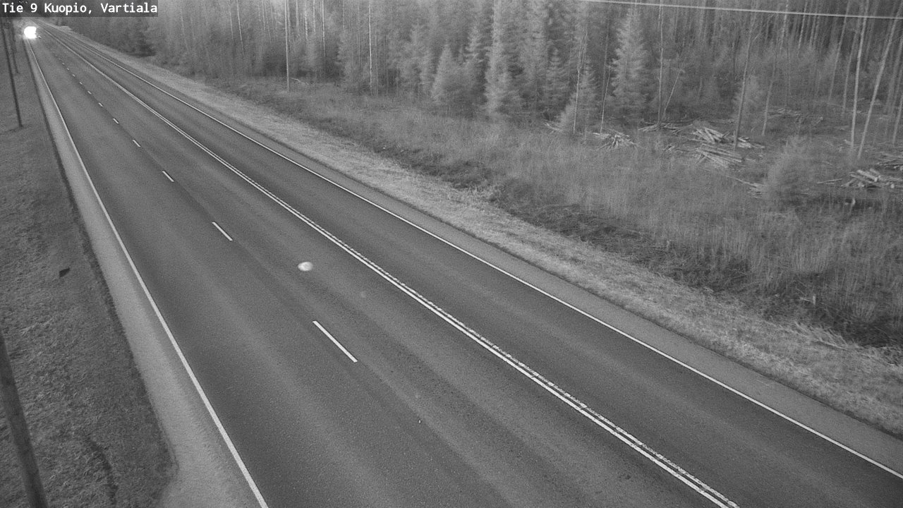 Kelikamerat Kuva Tie 9 Kuopio, Vartiala, Kuopio, Pohjois-Savo