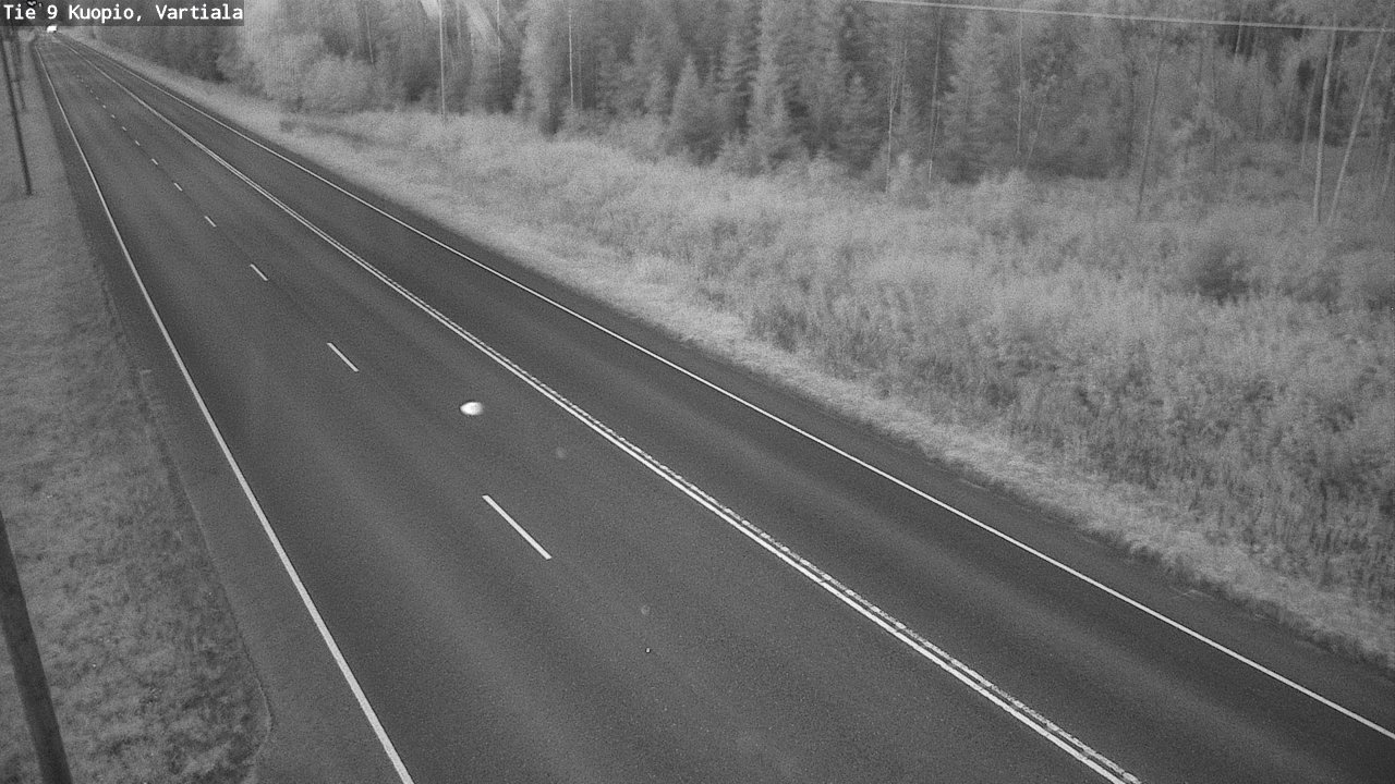 Weather Camera Image Väg 9 Kuopio, Vartiala, Kuopio, Pohjois-Savo