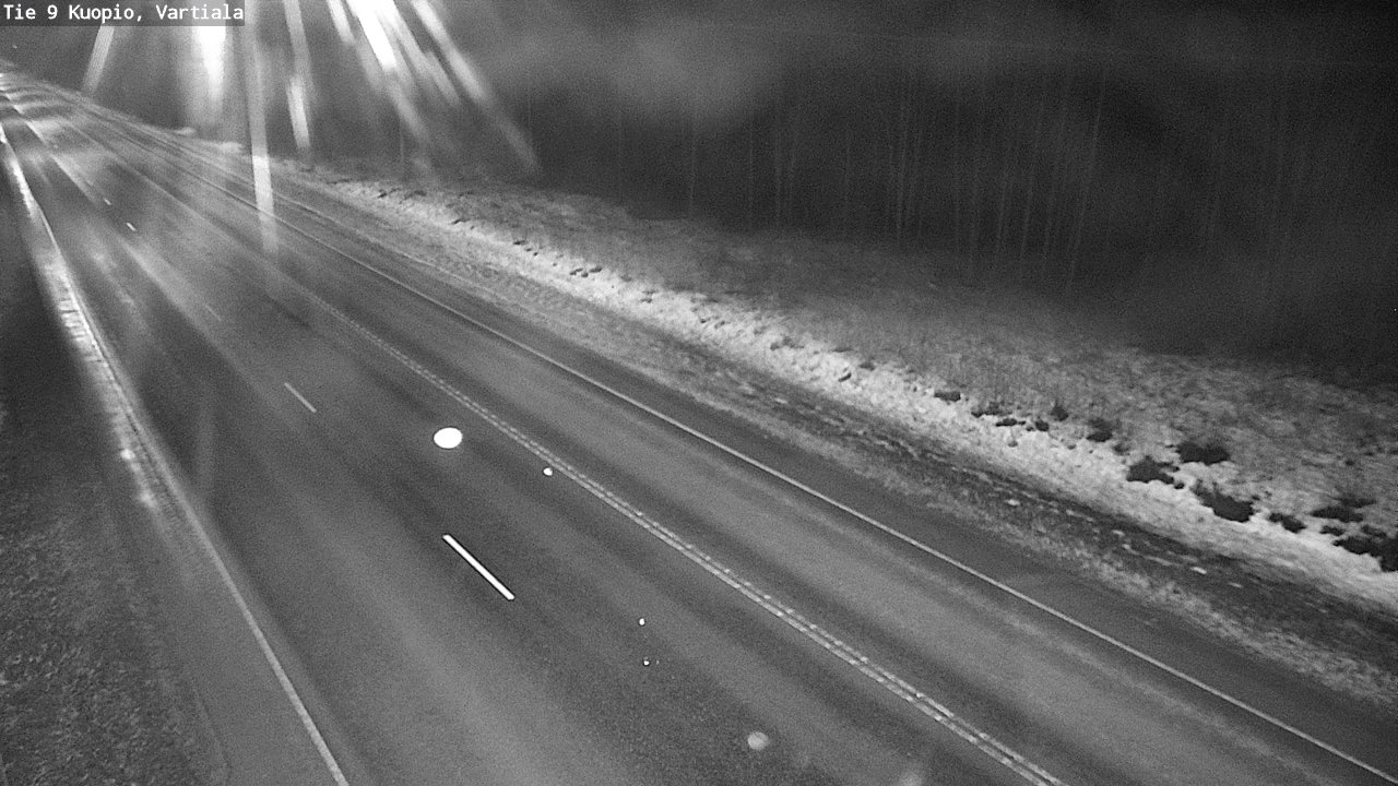 Weather Camera Image Väg 9 Kuopio, Vartiala, Kuopio, Pohjois-Savo
