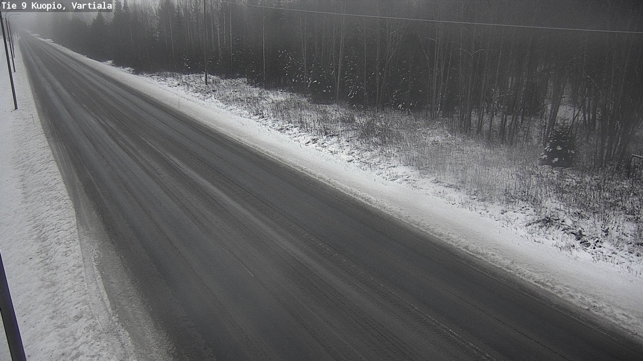 Weather Camera Image Road 9 Kuopio, Vartiala, Kuopio, Pohjois-Savo