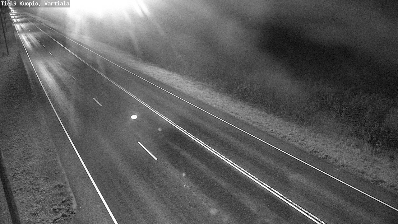 Weather Camera Image Road 9 Kuopio, Vartiala, Kuopio, Pohjois-Savo
