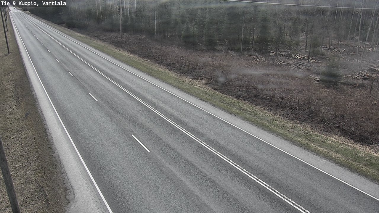 Weather Camera Image Road 9 Kuopio, Vartiala, Kuopio, Pohjois-Savo