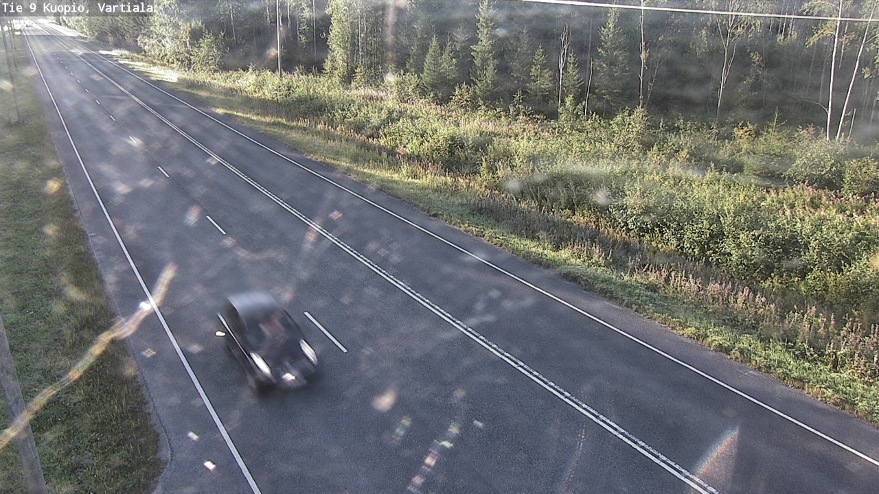 Weather Camera Image Väg 9 Kuopio, Vartiala, Kuopio, Pohjois-Savo
