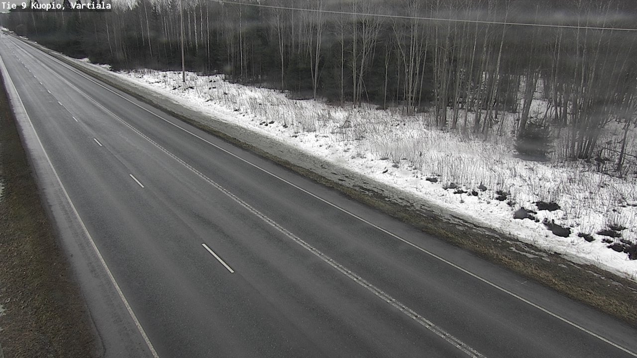Weather Camera Image Road 9 Kuopio, Vartiala, Kuopio, Pohjois-Savo