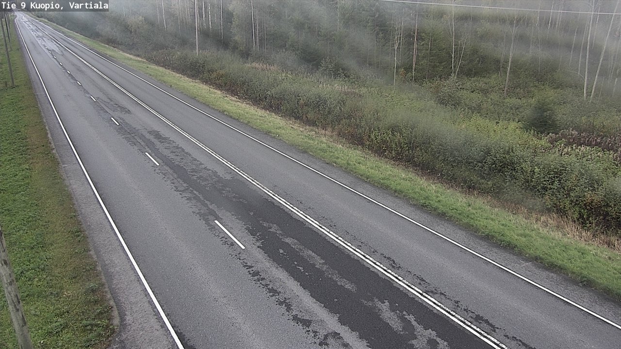 Weather Camera Image Road 9 Kuopio, Vartiala, Kuopio, Pohjois-Savo