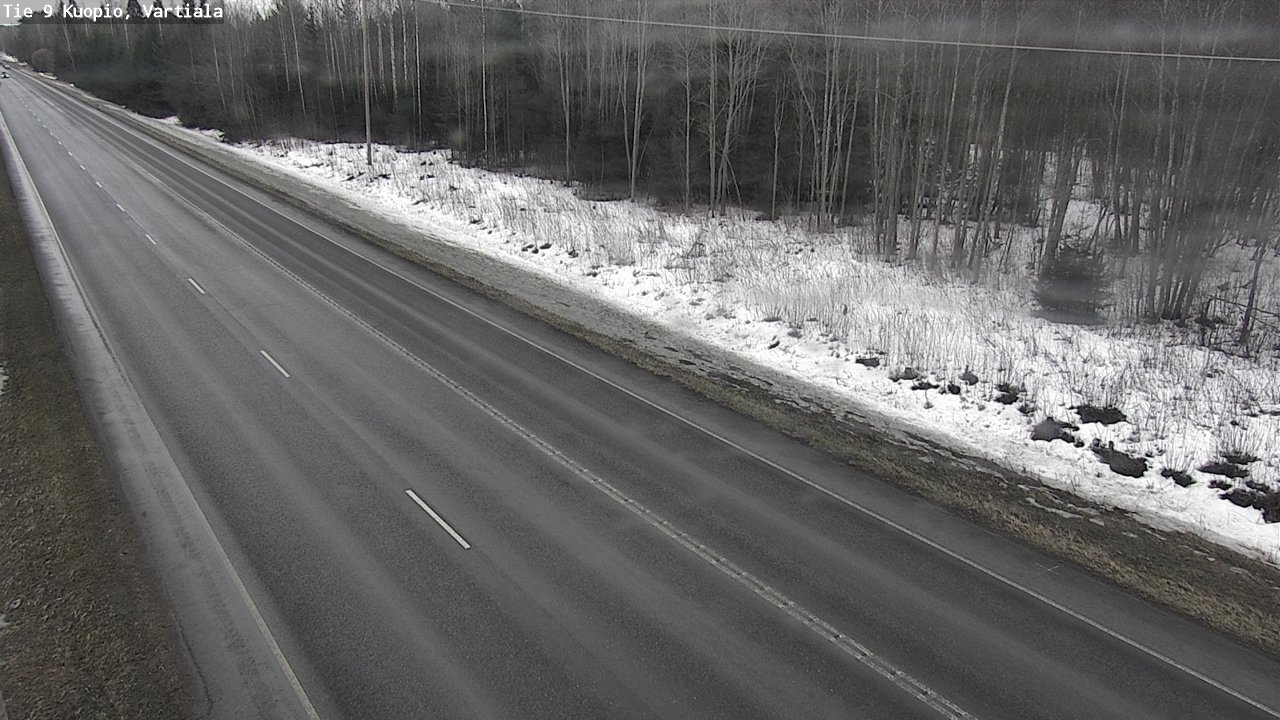 Weather Camera Image Road 9 Kuopio, Vartiala, Kuopio, Pohjois-Savo